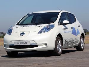 Nissan Leaf Autonomous Drive Prototype 2013 года